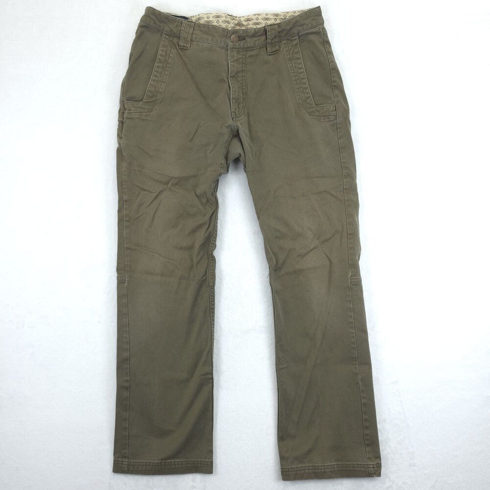 Pendleton Compass 5 Pocket Canvas Pants Green Men's Size 34x28.5